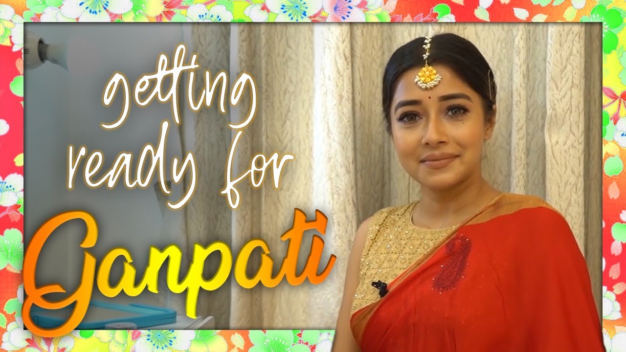 Festival Look - Getting Ready For Ganpati l Make Up Tutorial For Festive Look l Tina Datta