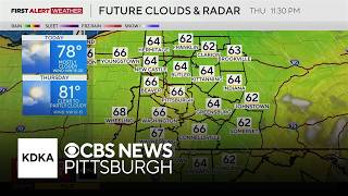KDKA-TV Afternoon Forecast (7/29)