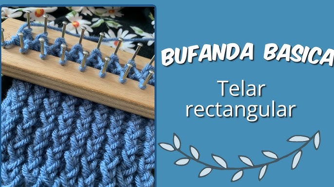 Las mejores 11 ideas de Telares para tejer  bufanda en telar, patrones para  tejer con telar, telar de punto