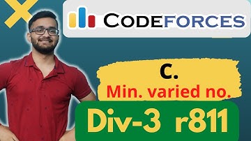 C. Minimum Varied Number |  Codeforces Round 811 | Division 3 | Div 3 | Hindi