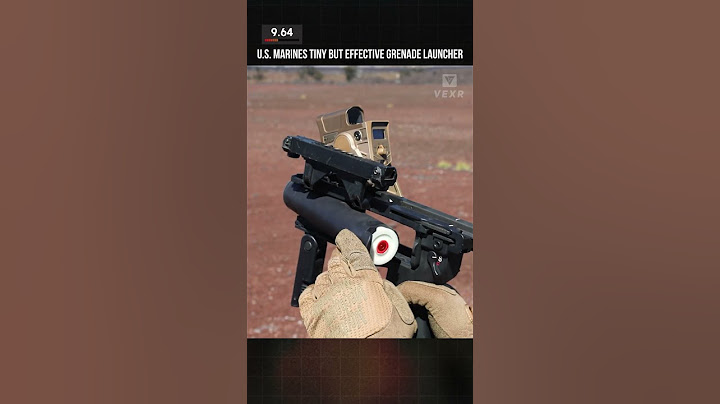 Tiny But Effective Marines Grenade Launcher