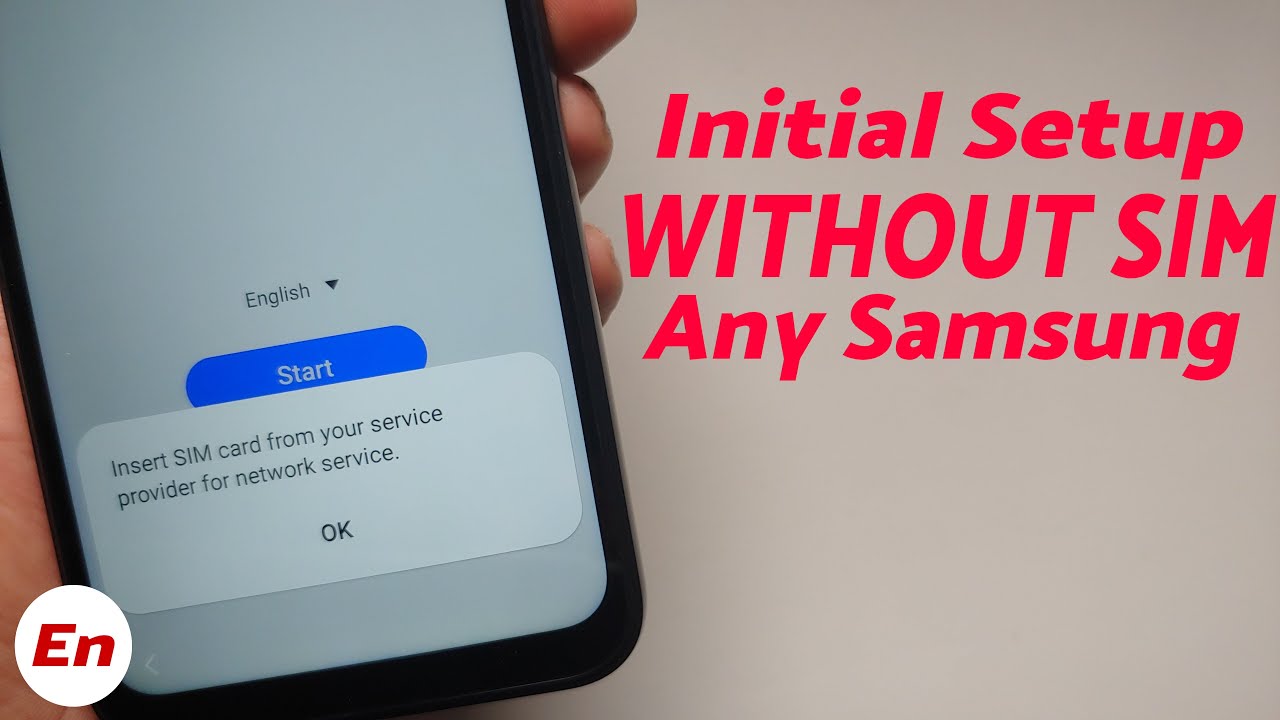 Can I set up phone without SIM card?