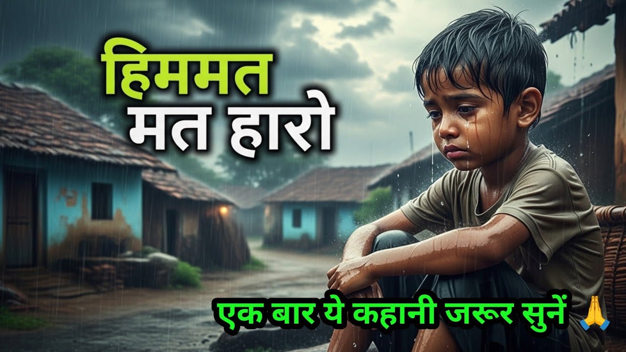 हिम्मत मत हारो | एक गरीब लड़के की सच्ची प्रेरणादायक कहानी | Motivational Story in Hindi