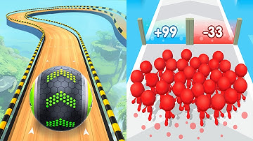 Going Balls VS Count Masters - All Levels Gameplay Android,ios (Part 6)