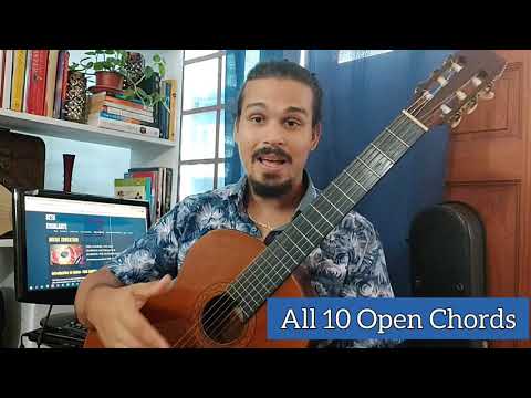 The 10 Open Chords - PART 34 - Guitar Lessons with Seth Escalante