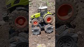 RC tractor powerful double driving car stunt