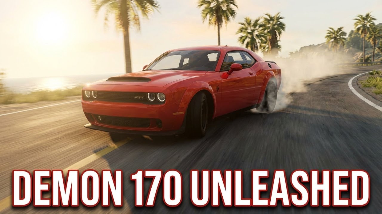Dodge Demon 170 - Full Throttle Cruise | beamNG Drive