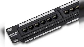 Overview: TRENDnet 24-Port Cat6 Unshielded Patch Panel, Wallmount or Rackmount, Compatible with ...