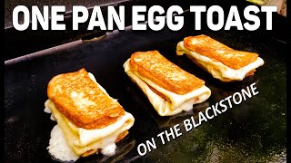 Easy One Pan Egg Toast on the Blackstone Griddle | COOKING WITH BIG CAT 305