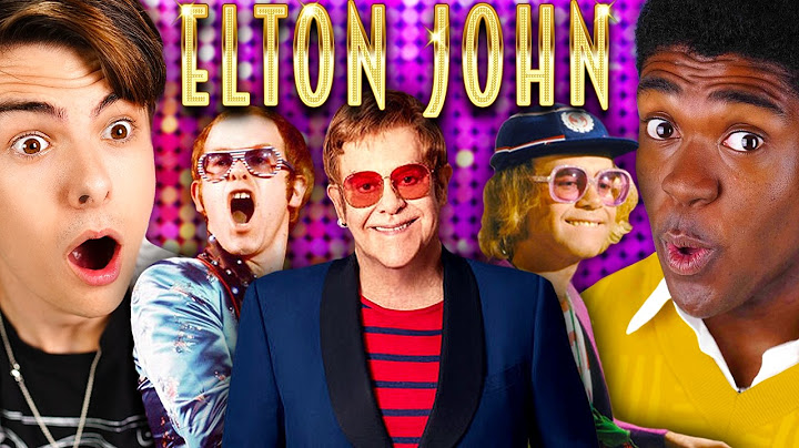 Teens React To Elton John Through The Years! (Rocket Man, Tiny Dancer, I'm Still Standing)