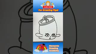How Tod Draw Cute Soda Can Step By Step Easy #soda #drawing #can #drawingtutorial #shorts