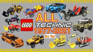 The Evolution of Lego Technic 1977 2021 so far