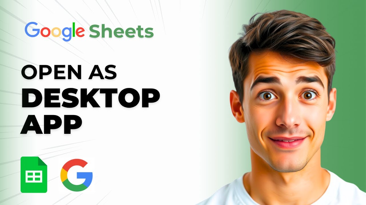 How To Open Google Sheets In Desktop App | High Productivity (Easiest Way) (2026 Guide)