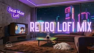 80's Lofi Mix • Nightfall Beats • Relaxing Night Ambience | BeatMuse