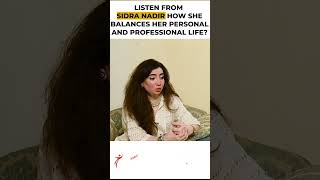 How she balances her Personal and Professional life ?