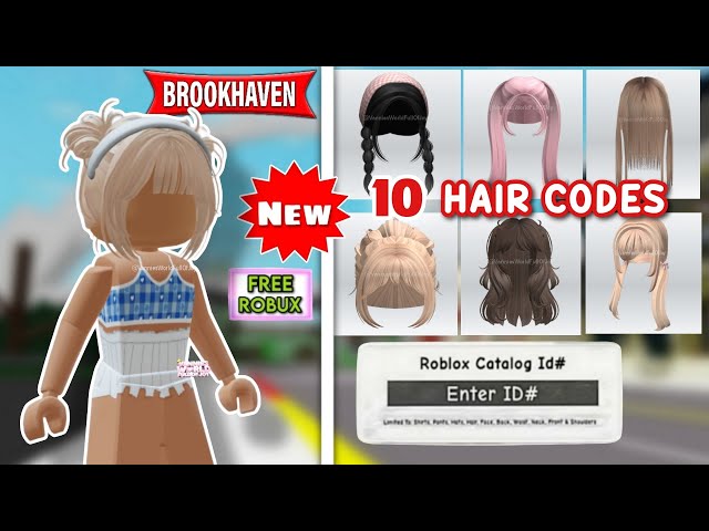 Free enid hair in brookhaven code｜TikTok Search