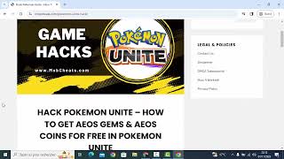 Earn Free Aeos Gems Coins In Pokémon Unite