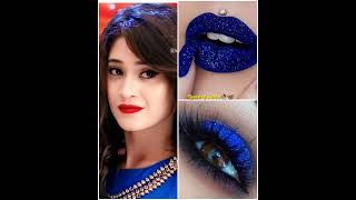 Shivangi joshi same colour dress with lips and eyes New whatsapp status song #shorts