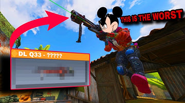 Using The WORST LEGENDARY DL Q33 Skin In CODM (Mickey Mouse Voice)