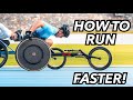 IRONMAN TRAINING | How to Run Fast in a Wheelchair