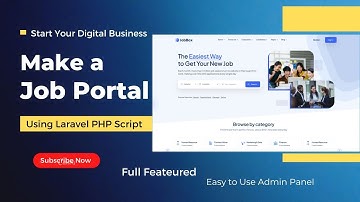 Make a Job Portal and Start a Digital Business | Laravel Job Portal Multilingual System | JobBox