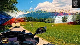 We saw a runaway BULL while riding from Kranjska Gora To Graz POV