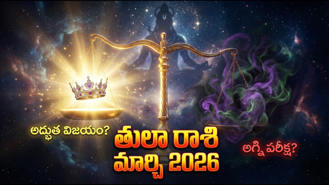 తులా రాశి & లగ్నాల వారీగా 2026 మార్చి రాశి ఫలాలు | చక్రవర్తి అవుతారా? లేక ఒక పెద్ద పరీక్షా?
