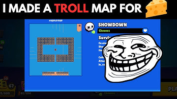 I made a Solo Showdown Troll map | Brawl Stars | Map Maker