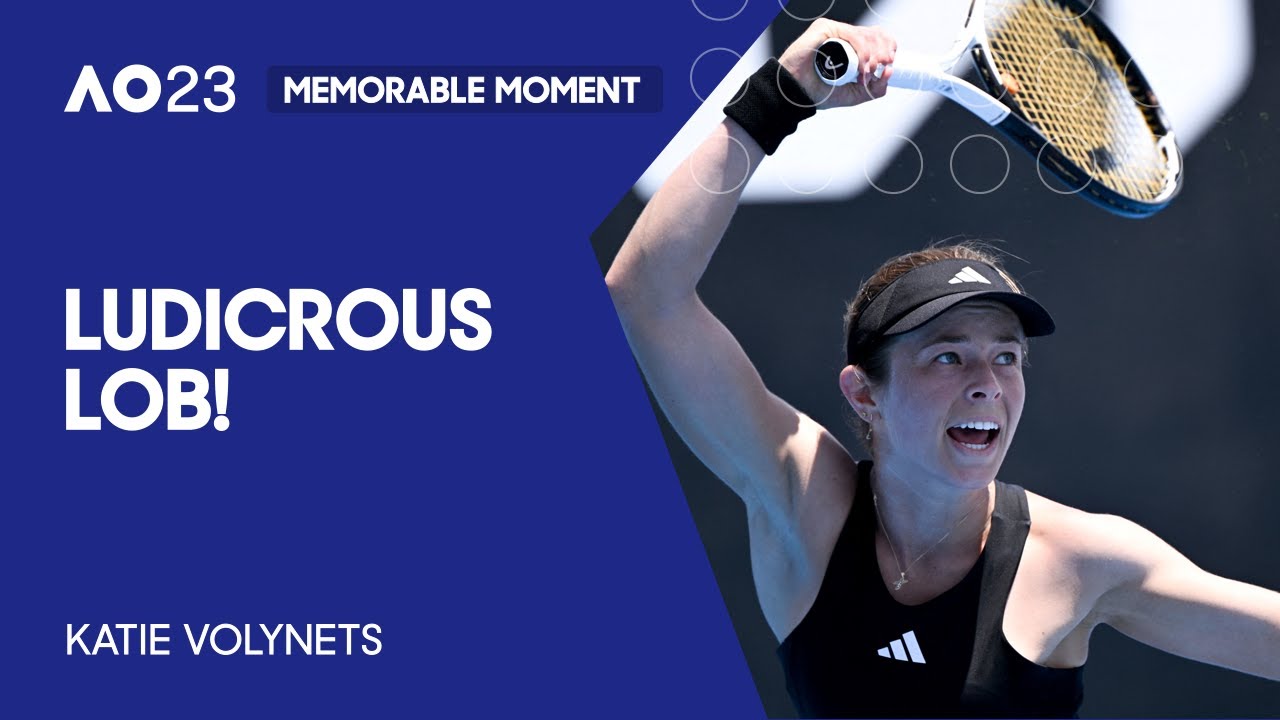 Katie Volynets' Incredible Lob | Australian Open 2023