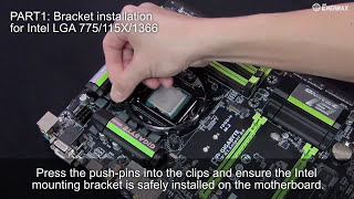 Enermax Ets N31 Air Cpu Cooler Installation Guide Youtube