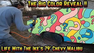 Painting @LifewiththeIkes 1979 Chevy Malibu A TriStage Pearl  Dovestone By @UreChemTV  Jamb Paint