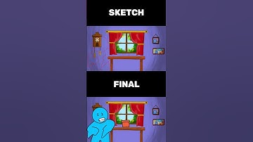 Sketch vs. Final Animation #animation #animationart #art #sketch #animationvideo #draw #drawing #fyp
