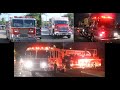 *Screaming Q!* Tarrytown FD Engine 77 & Utlity 61 Responding & TL 78 / Hastings Tiller 22 Leaving.