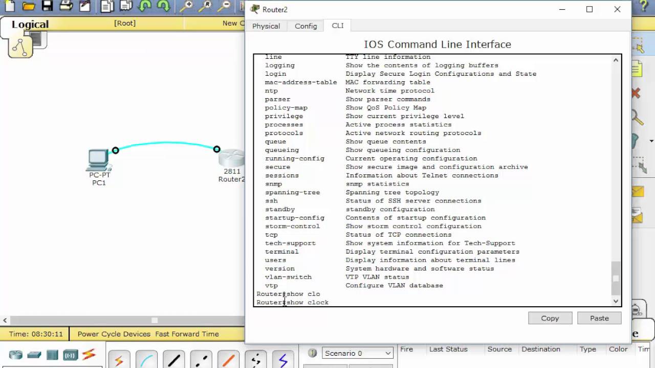 cisco ios command list