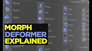Cinema 4D Morph deformer