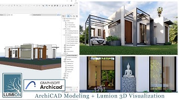 One Story Home Design Tutorial | ArchiCAD Modeling & Lumion 3D Visualization
