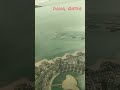 The Pearl Project in Doha, Qatar from Qatar Airways; Birds Eye view