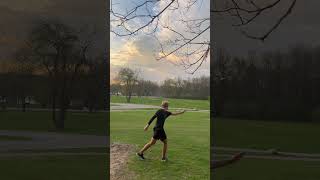Easy does it. #ace #discgolf #ace #golf #frisbeegolf #anotheround