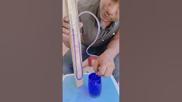LIQUID EXERTS PRESSURE EXPLAINED WITH U-TUBE MANOMETER
