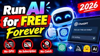 Run AI for FREE Forever — No GPU, No Subscription, No Catch, No API key (2026)