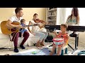 5 months old baby joins musical concert  - The Protsenko Family