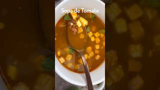 SOPA de TOMATE 🍅🍅 #receta #recipe #yoyomismaymiscosas