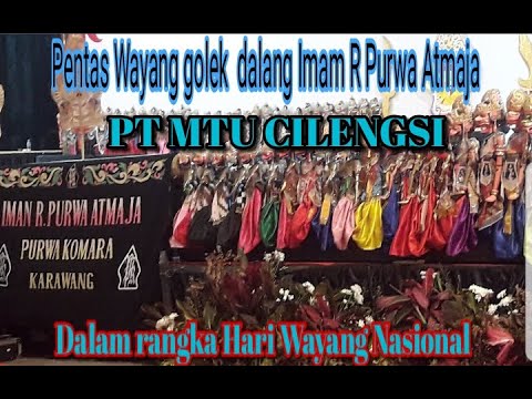 pentas wayang golek dalang Iman R Purwa Atmaja