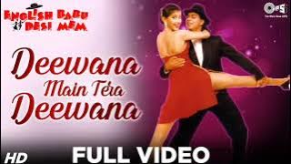 Deewana Main Tera Deewana | Kumar Sanu, Alka Yagnik | English Babu Desi Mem | Shah Rukh Khan