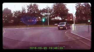 Dashcam irresponsible parent & stupid Peugeot woman driver