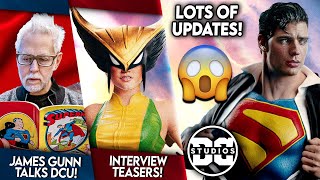 This Sounds GREAT!! Gunn Talks Superman + DCU News, Interview Teasers, Lanterns & MORE!!