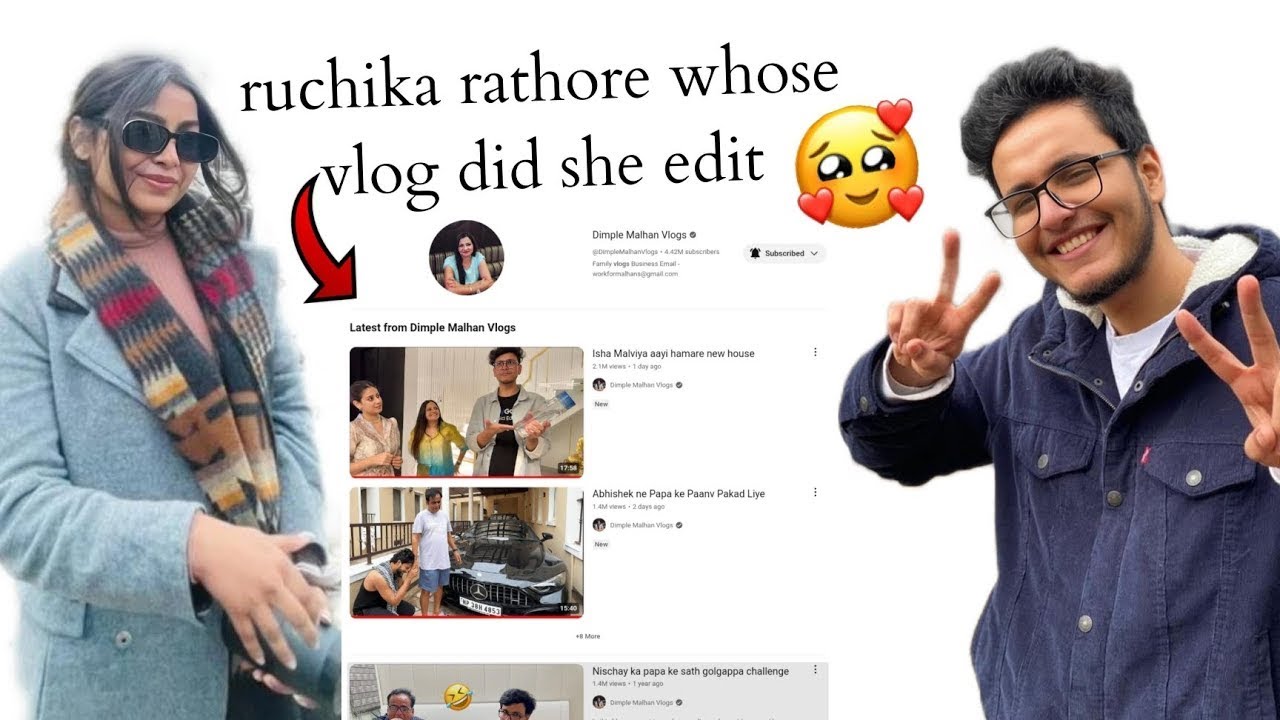 Ruchika rathore editor hai 😱 ️ #nischaymalhan #indianvlogger # ...