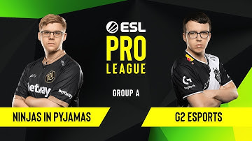 CS:GO - Ninjas in Pyjamas vs. G2 Esports [Mirage] Map 3 - Group A - ESL EU Pro League Season 10