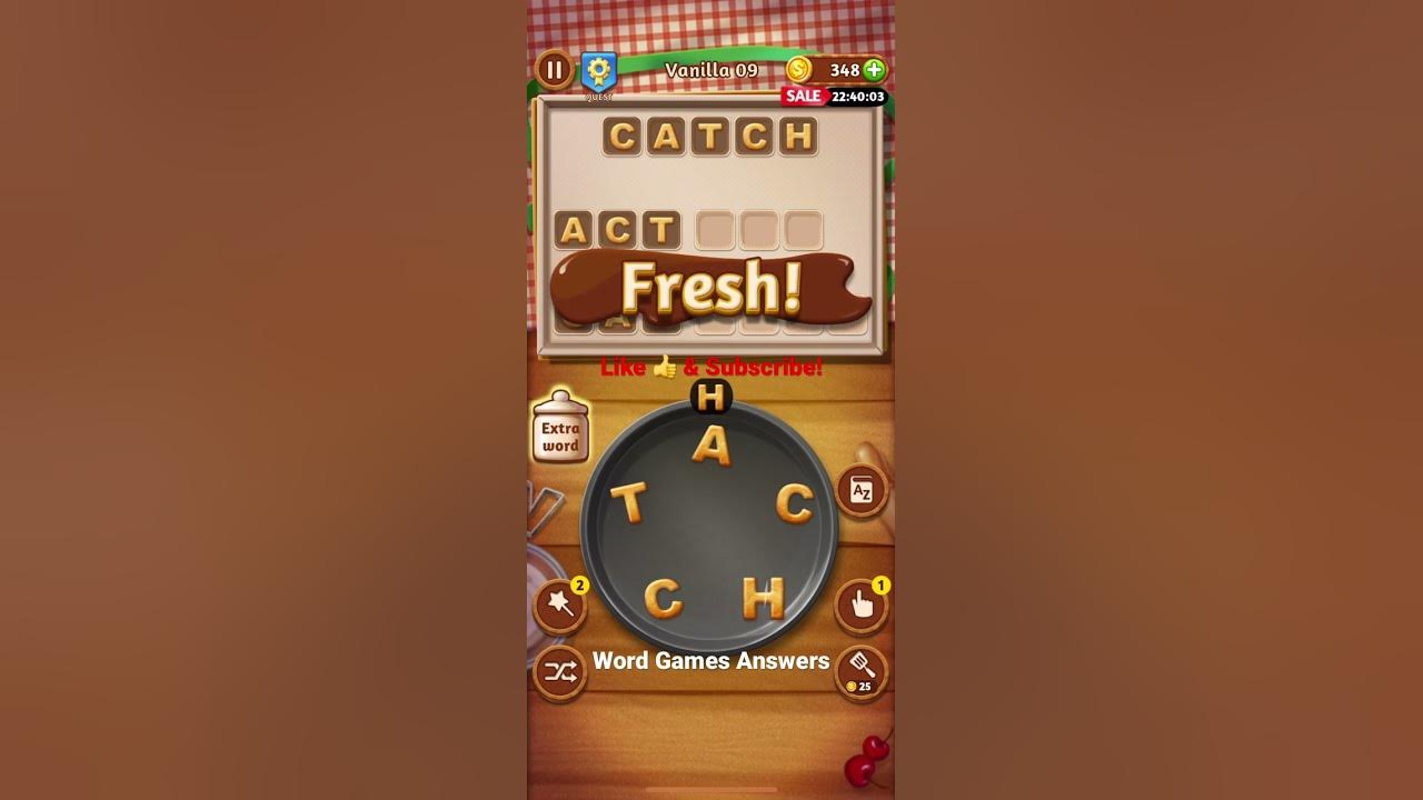 Word Cookies App đȘAnswers âVanillaâ Level 9 (for kids/beginners). See