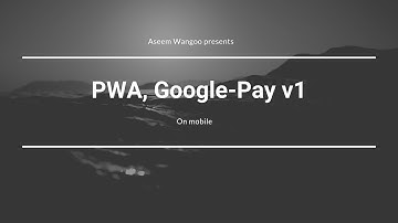 PWA and Google Pay v1 on mobile | Integrate Google pay #flutter #shorts @aseemwangoo #gpay #web